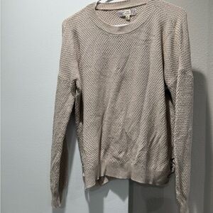 Pink Republic Textured Knit Sweater in Taupe